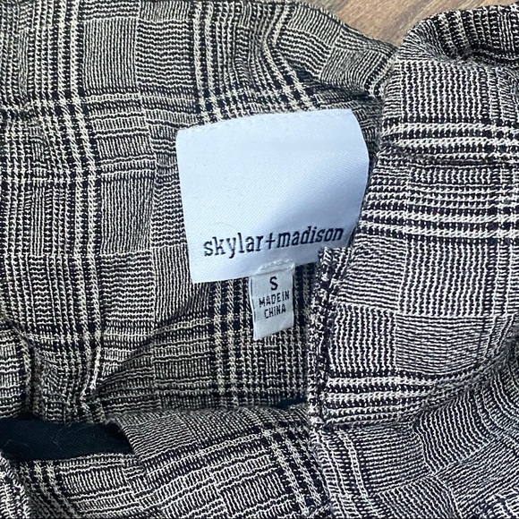 Misslola plaid mini skirt with belt - Picture 3 of 5